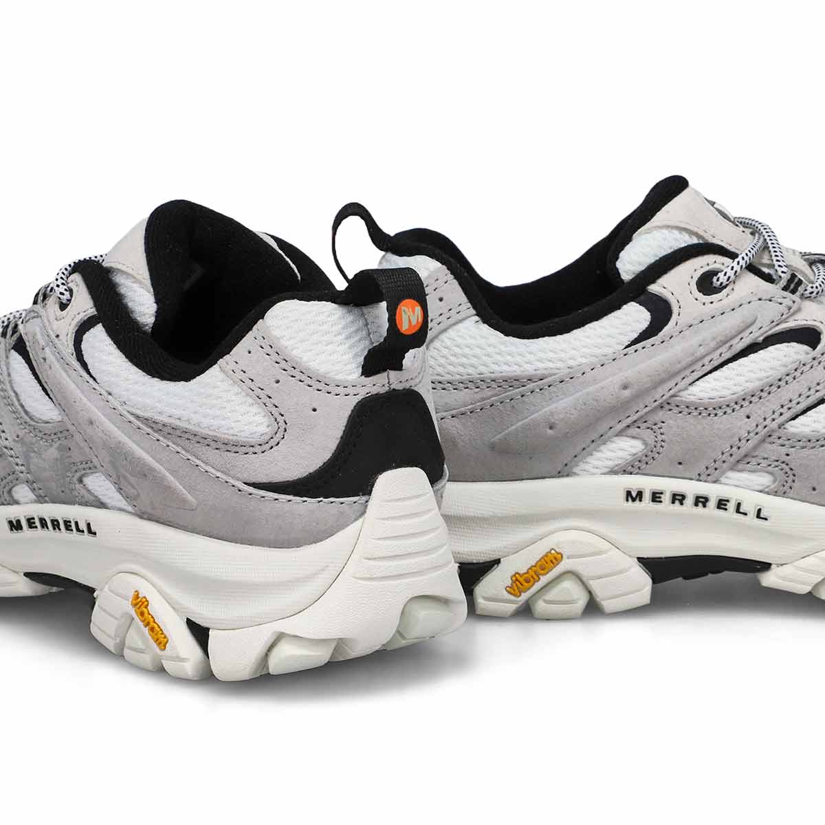 Men's Moab 3 Lace Up Hiking Shoe - White/Black