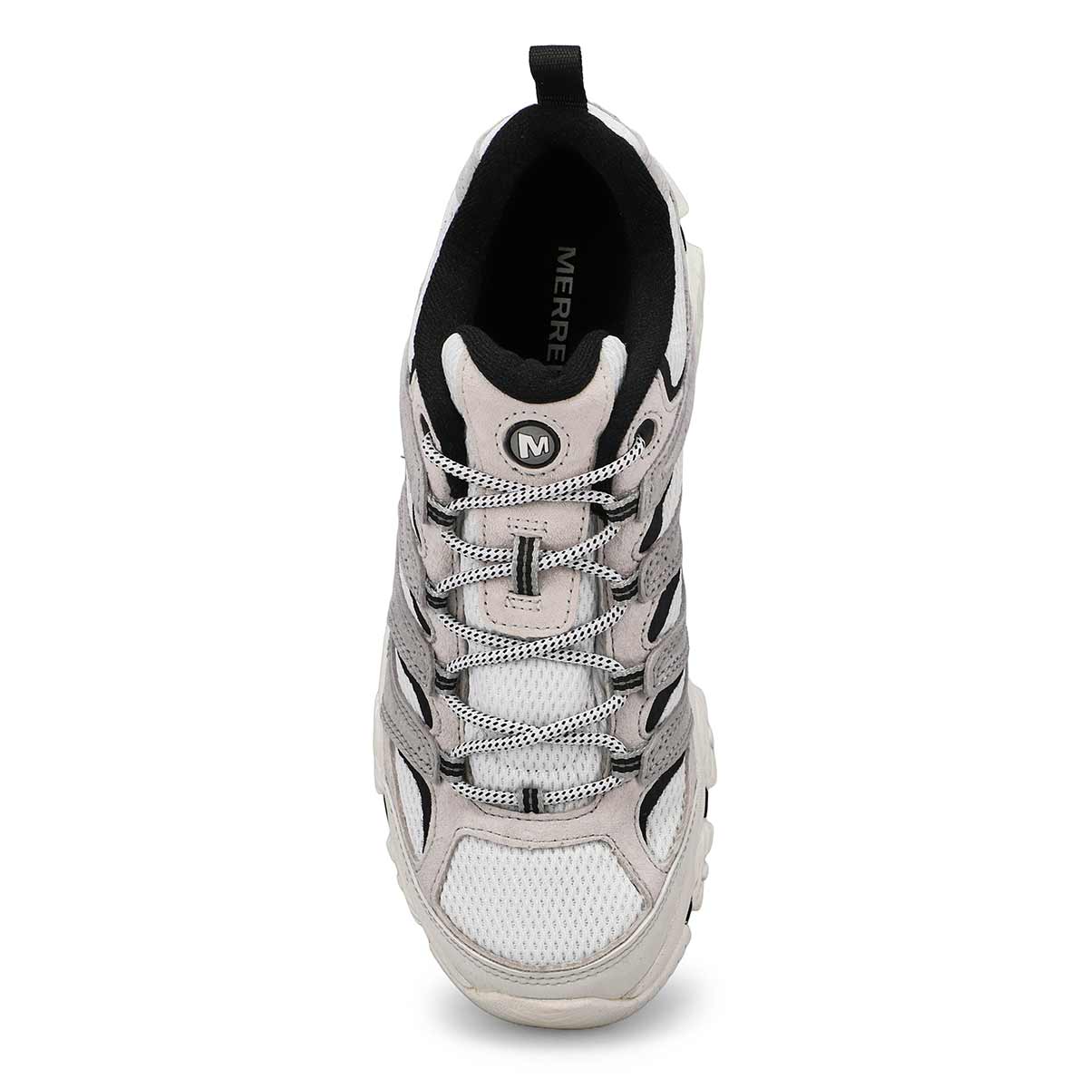 Men's Moab 3 Lace Up Hiking Shoe - White/Black