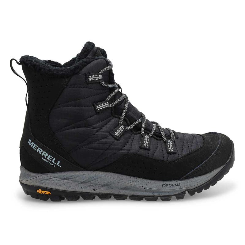 Women's Antora Sneaker Boot Waterproof Winter Boot - Black