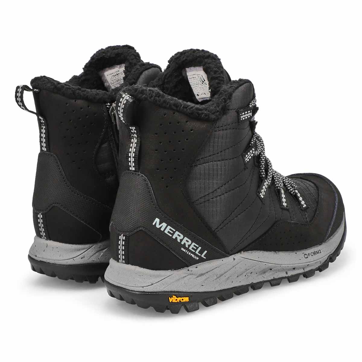 Women's Antora Sneaker Boot Waterproof Winter Boot - Black
