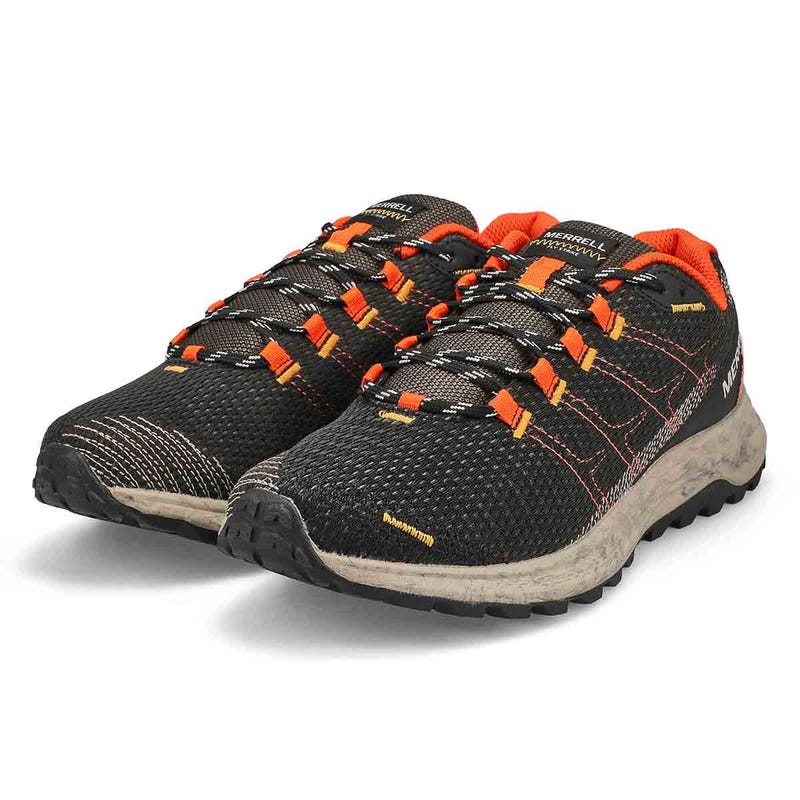 Men's Fly Strike Hiking Sneaker - Black/Tangerine