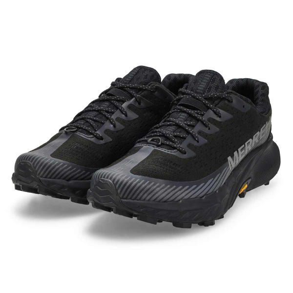 Men' s Agility Peak 5 Lace Up Performance Sneaker  - Black