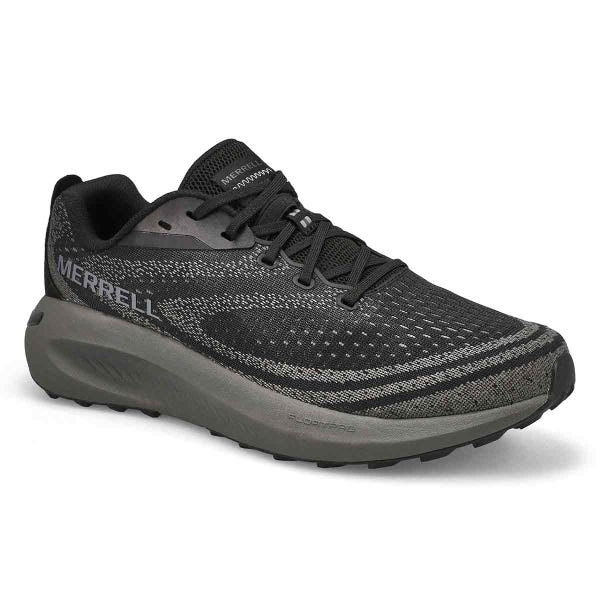 Men's Morphlite Lace Up Wide Performance Runner - Black/Asphalt