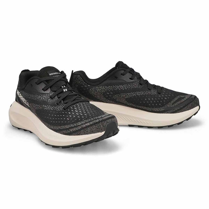 Women's Morphlite Lace Up Performance Runner - Black/White
