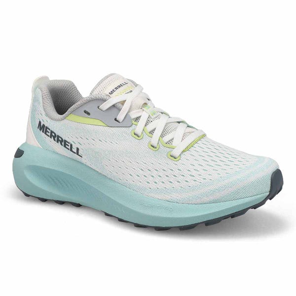 Women's Morphlite Lace Up Performance Runner - White/Frost Blue