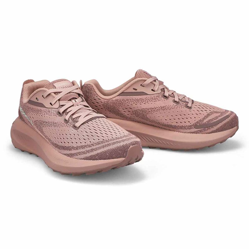 Women's  Morphlite Lace Up Performance Runner  - Adobe Rose