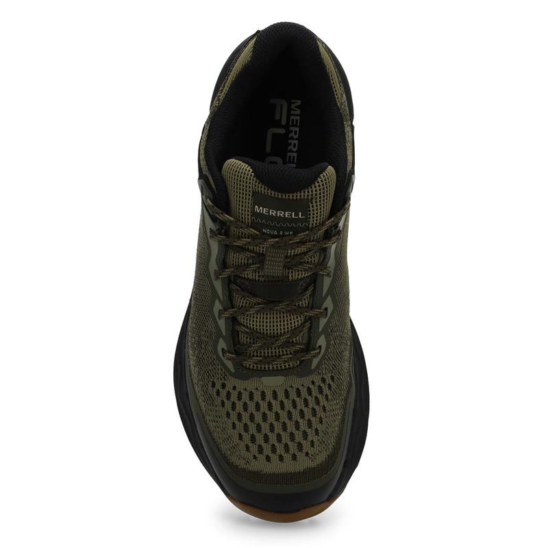 Men's Nova 4 Waterproof Lace Up Performance Sneaker - Olivine