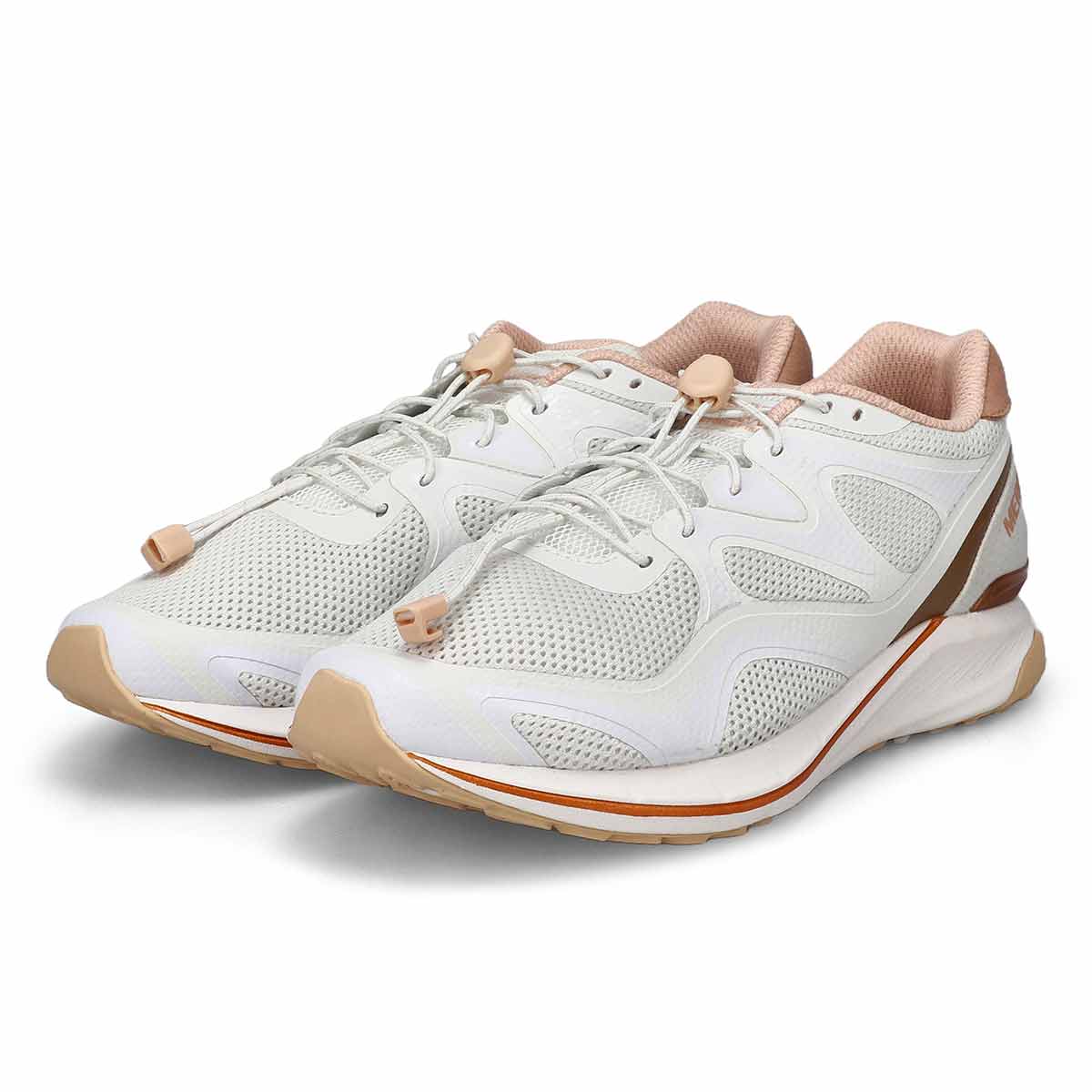 Women's Skyquest Trek Lace Up Performance Sneaker - White/Rose Gold