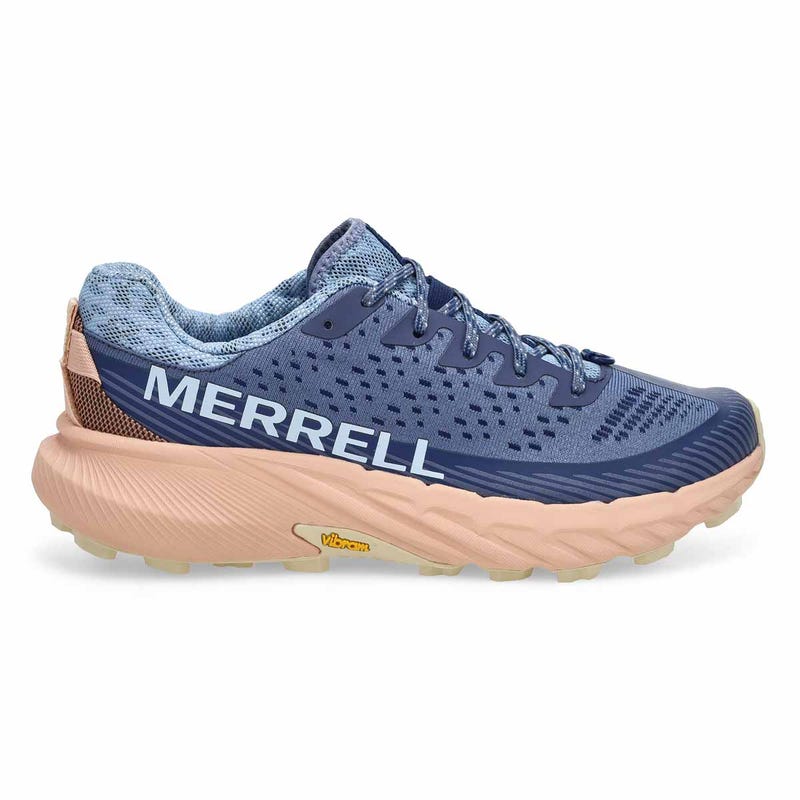 Women's  Agility Peak 5 Lace Up Performance Sneaker - Indigo/Pink Salt