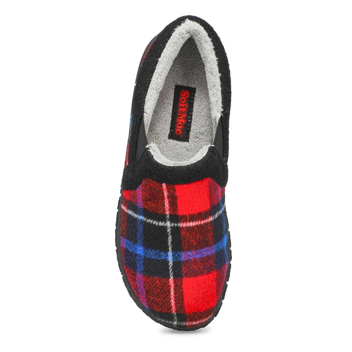Women's Jackie Closed Back Slipper - Red Plaid