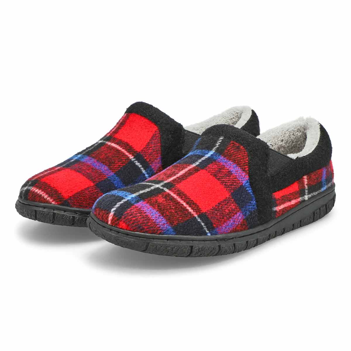 Women's Jackie Closed Back Slipper - Red Plaid