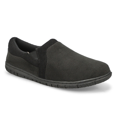 Mns Jacob Memory Foam Closed Back Slipper - Black