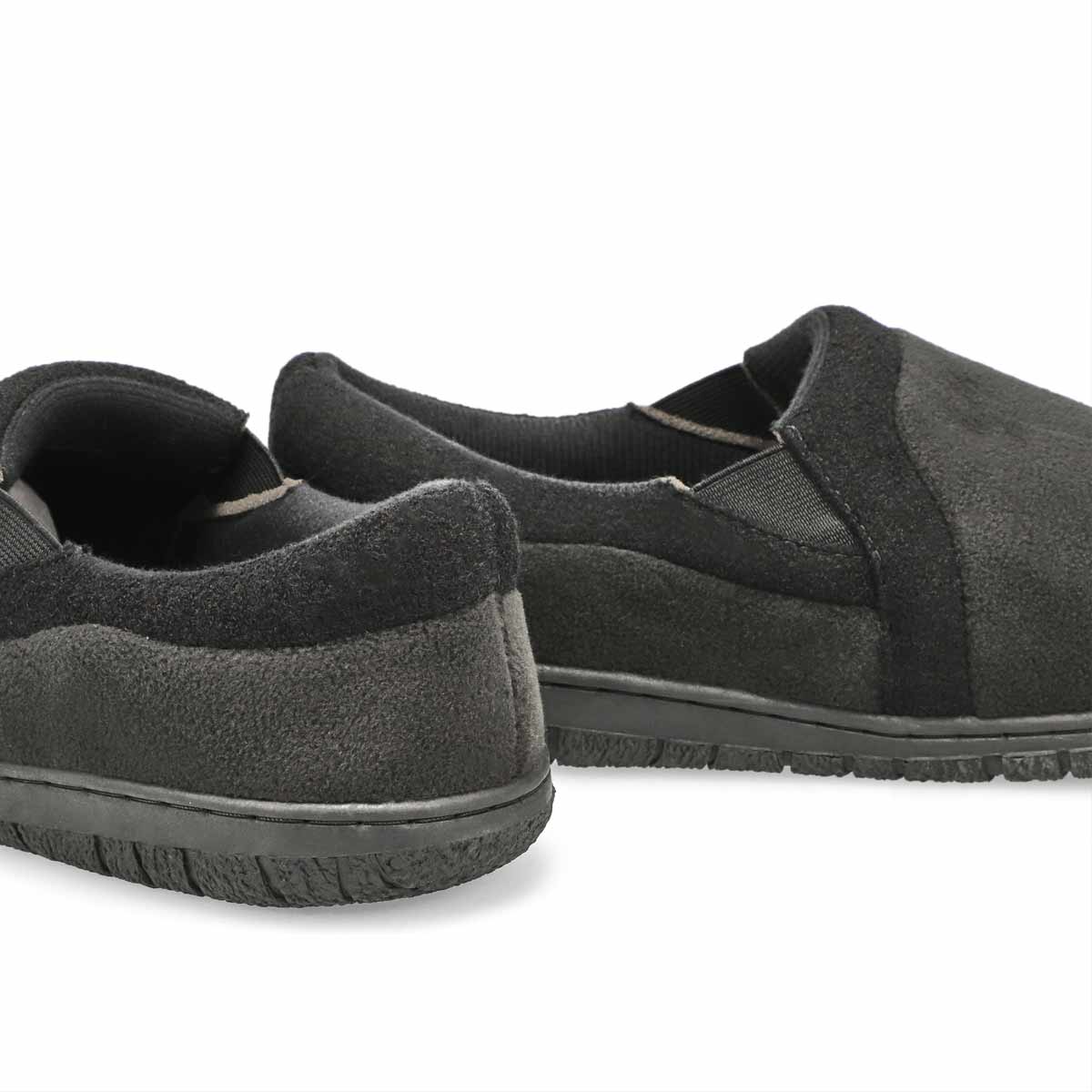 Men's Jacob Memory Foam Closed Back Slipper - Black