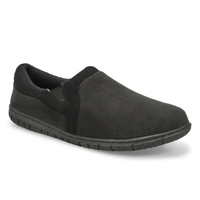 Men's Jacob Memory Foam Closed Back Slipper - Black