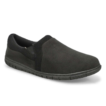 Men's Jacob Memory Foam Closed Back Slipper - Blac