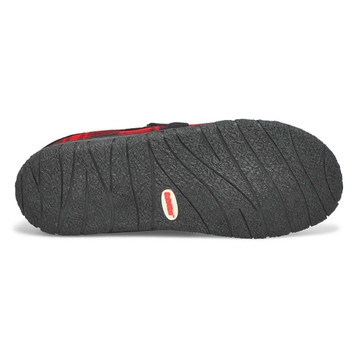 Men's Jacob Memory Foam Closed Back Slipper - Red 