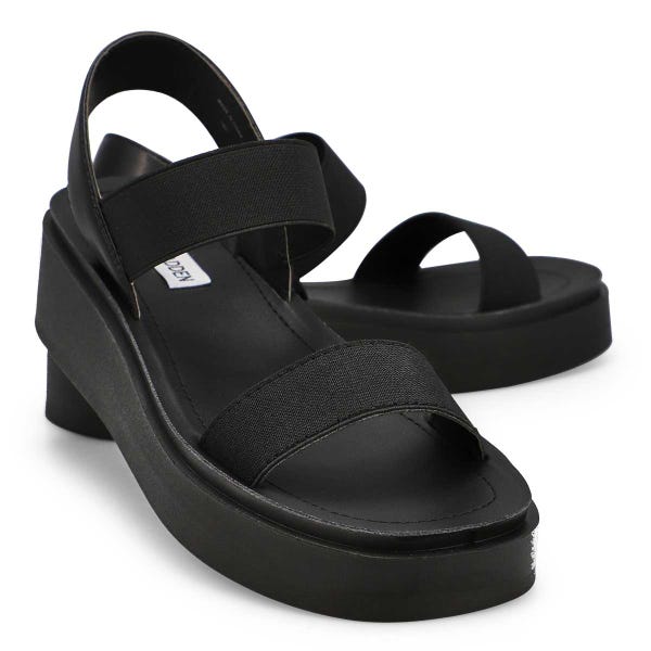 Women's Janice Casual Platform Sandal - Black