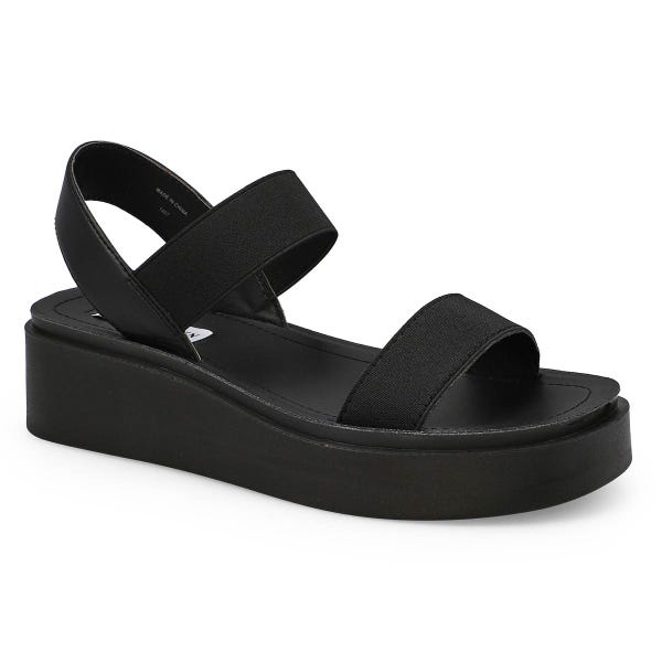 Women's Janice Casual Platform Sandal - Black