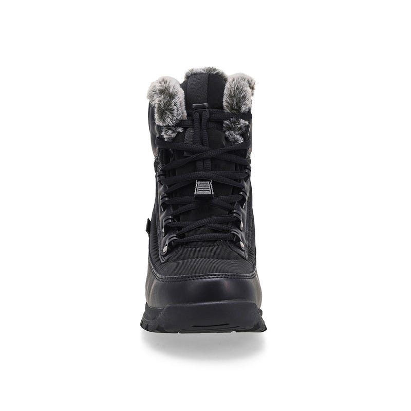 Botte d’hiver imperméable Janis pour femmes - Noir/noir