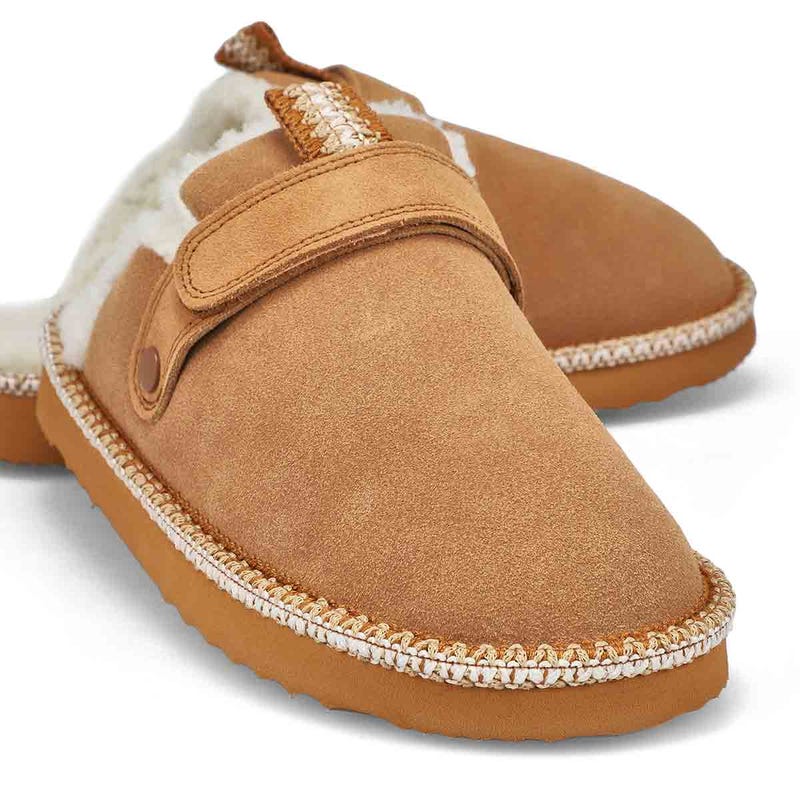Women's Jessica Open Back Slipper - Latte