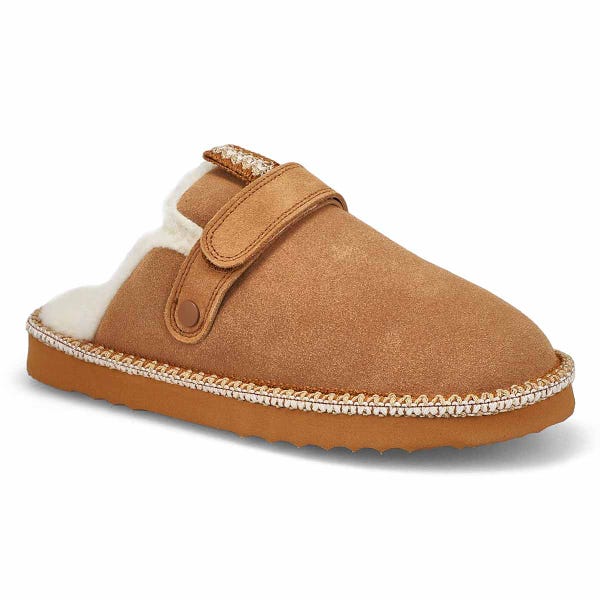 Women's Jessica Open Back Slipper - Latte