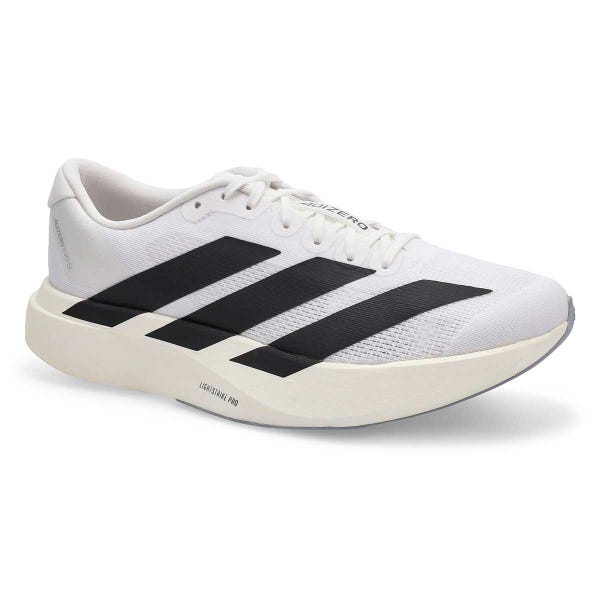 Baskets de performance ADIZERO EVO SL, blanc/noir/blanc, hommes
