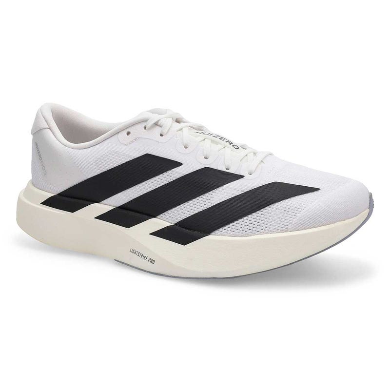 Baskets de performance ADIZERO EVO SL, blanc/noir/blanc, hommes