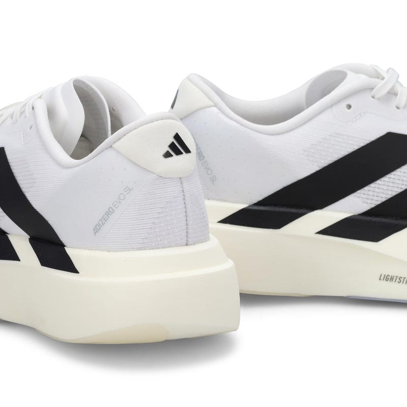 Women's Adizero EVO SL Performance Sneaker - White/Black