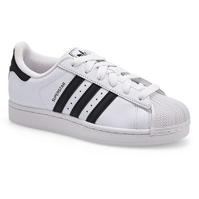Lds Superstar II Lace Up Sneaker - White/Core Black/Flower White