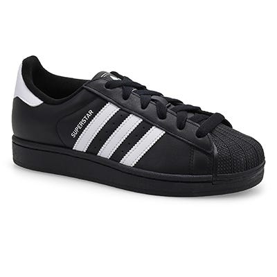 Baskets à lacets SUPERSTAR II, noir/blanc/noir, femmes