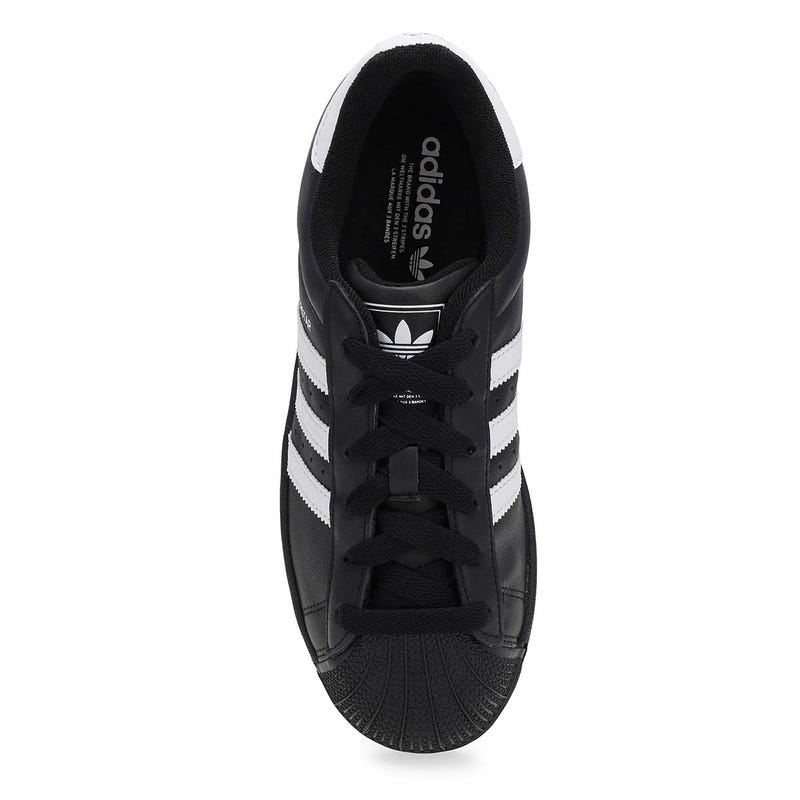 Baskets à lacets SUPERSTAR II, noir/blanc/noir, femmes