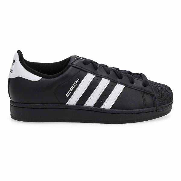 Baskets à lacets SUPERSTAR II, noir/blanc/noir, femmes