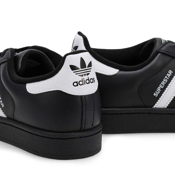 Baskets à lacets SUPERSTAR II, noir/blanc/noir, femmes