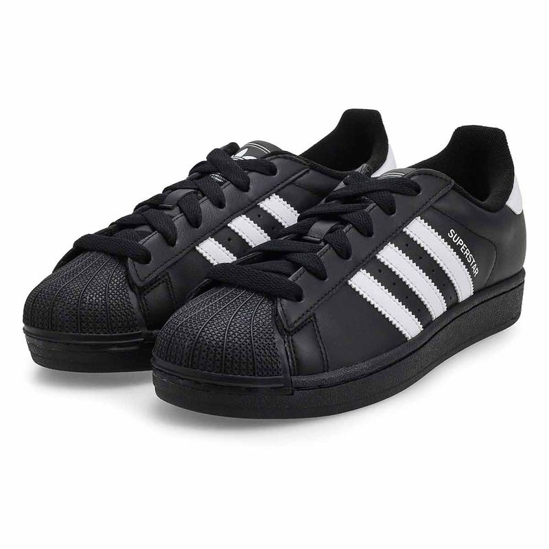 Baskets à lacets SUPERSTAR II, noir/blanc/noir, femmes