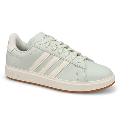 Lds Grand Court 2.0 Sneaker - Green/Off White/Silver Metallic