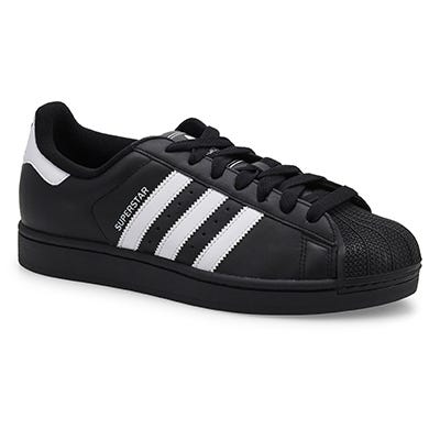 Mns Superstar II Lace Up Sneaker - Core Black/Flower White/Core Black