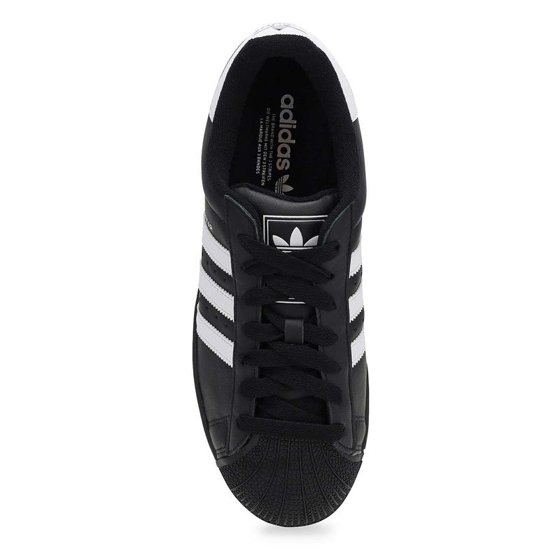 Men's Superstar II Lace Up Sneaker - Core Black/Flower White/Core Black