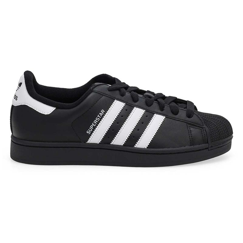 Men's Superstar II Lace Up Sneaker - Core Black/Flower White/Core Black