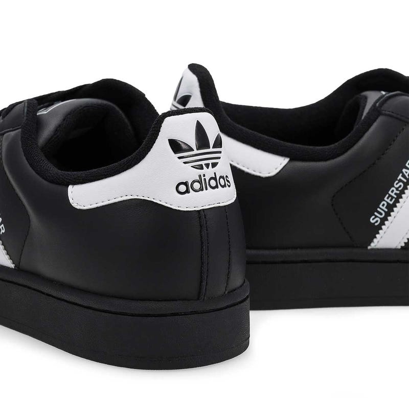 Men's Superstar II Lace Up Sneaker - Core Black/Flower White/Core Black