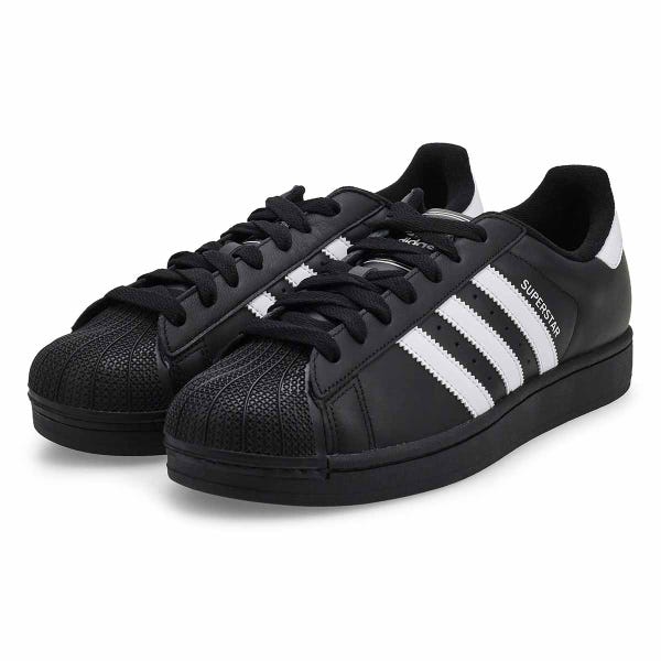Men's Superstar II Lace Up Sneaker - Core Black/Flower White/Core Black
