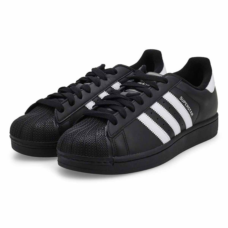 Men's Superstar II Lace Up Sneaker - Core Black/Flower White/Core Black