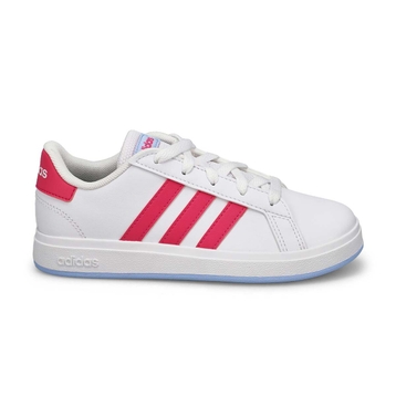 Baskets GRAND COURT 2.0 K, blanc/rose, filles