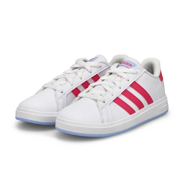 Baskets GRAND COURT 2.0 K, blanc/rose, filles