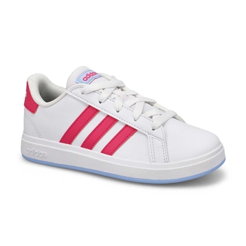 Baskets GRAND COURT 2.0 K, blanc/rose, filles
