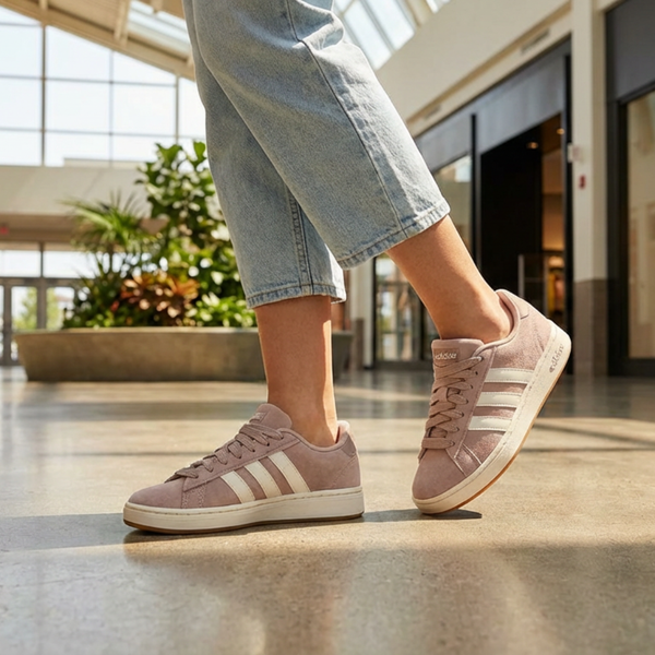 Women's Grand Court Alpha 00s Sneaker - Taupe/Off White/Vapour Grey