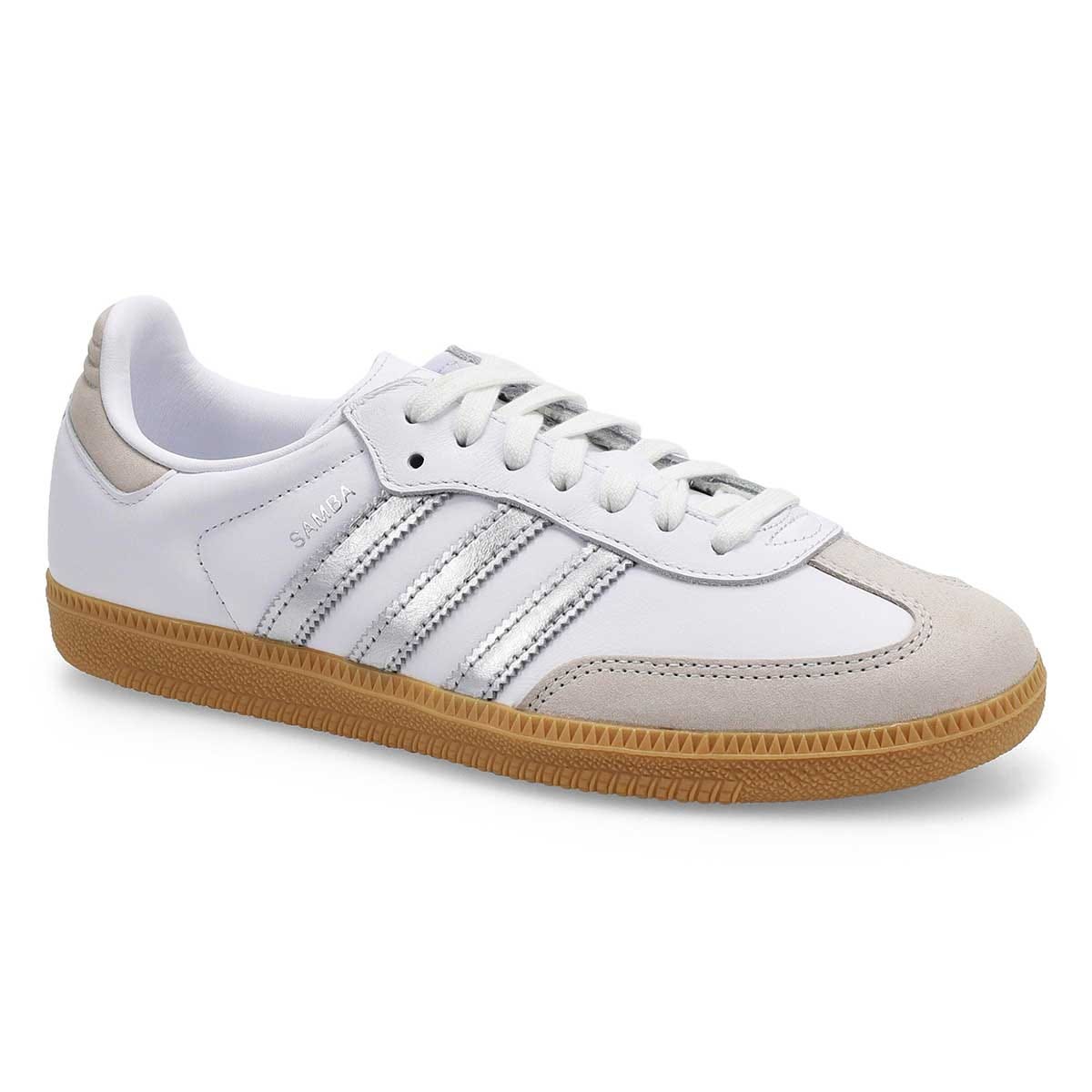 Adidas Women's Samba OG Lace Up Sneaker -Whit | SoftMoc.com