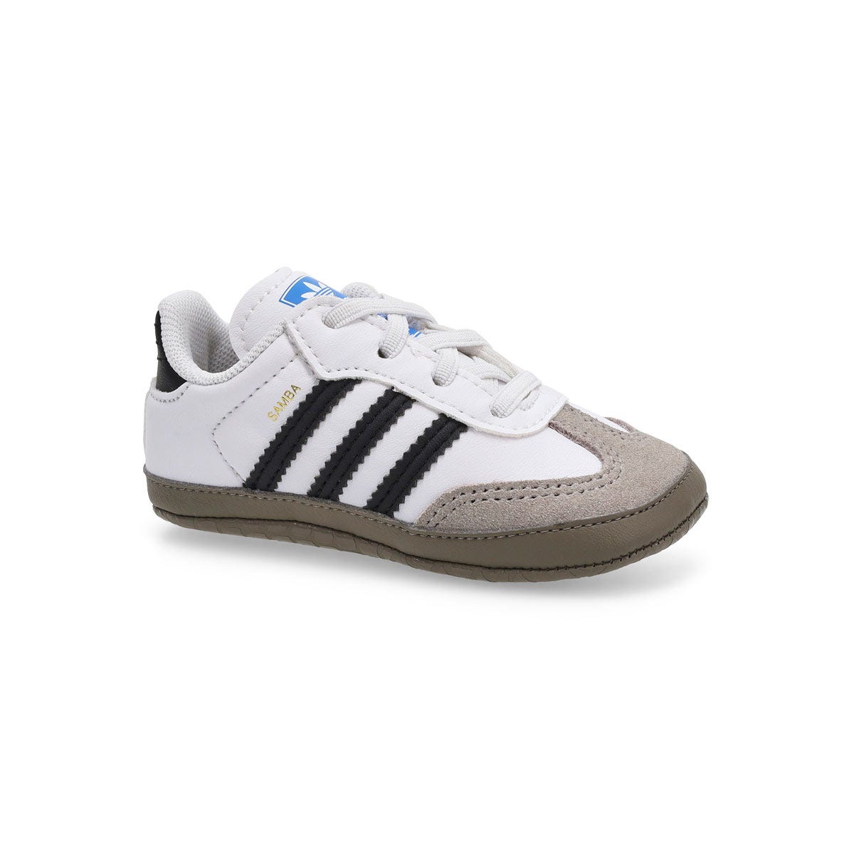Infants' Samba Crib Sneaker - Black/White/Bluebir