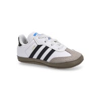 Infants' Samba Crib Sneaker - Black/White/Bluebir