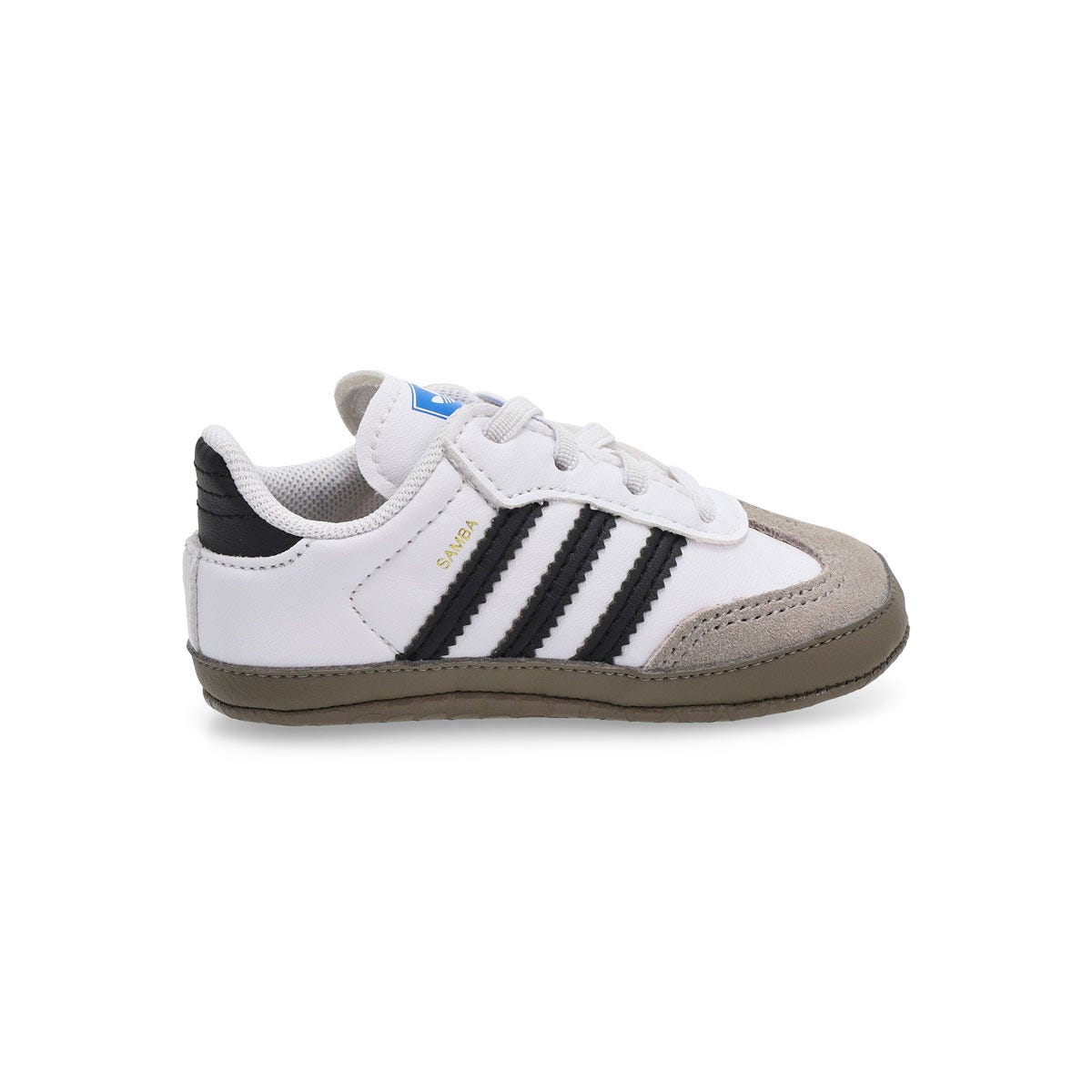 Espadrilles Samba Crib pour bbs - Noir/Blanc/Ble