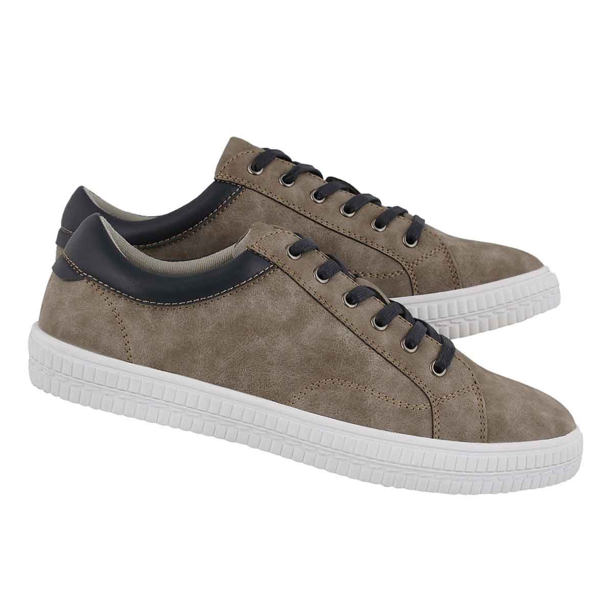 SoftMoc Men's JORGE taupe lace up sneakers | SoftMoc.com